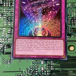 Transaction Rollback MZMI-EN038 Ultra Maze of Millennia 1st Edition Yugioh Card - Image 4