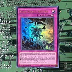 True King's Return MACR-EN069 Ultra Trap 1st Edition Maximum Crisis Yugioh Card - Image 1