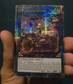 Yugioh! NM I:P Masquerena RA02-EN042 (Quarter Century Secret Rare) 1st Edition - Image 1