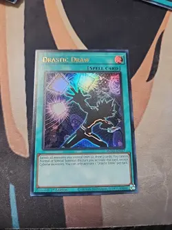 Drastic Draw MZMI-EN037 Ultra Rare 1st Edition NM Yugioh - Image 1