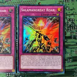 Salamangreat Roar SDSB-EN033 Super 1st Edition Soulburner Trap Yugioh Card 2 - Image 3