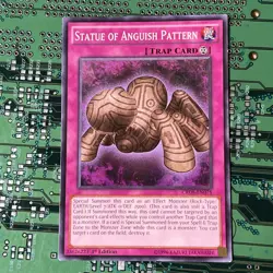 Statue of Anguish Pattern CROS-EN078 Crossed Souls 1st Edition Yugioh Card Mp - Image 1