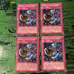 Spirit's Invitation LOD-095 Legacy of Darkness Yugioh Card Trap MP 4 - Image 1