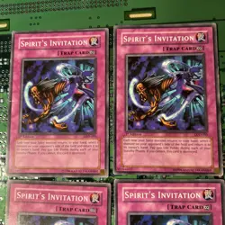 Spirit's Invitation LOD-095 Legacy of Darkness Yugioh Card Trap MP 4 - Image 2