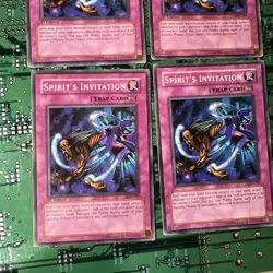Spirit's Invitation LOD-095 Legacy of Darkness Yugioh Card Trap MP 4 - Image 3