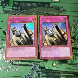 Solemn Judgment MAGO-EN051 Premium Gold Rare 1st Edition Yugioh Card Trap 2 - Image 1