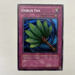 Yugioh! Goblin Fan TFK-003 Secret Rare NM / VLP - Image 1