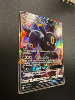 Pokemon Umbreon GX Card 80/149 Sun & Moon Base Set Ultra Rare SM Holo - Image 2