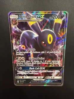 Pokemon Umbreon GX Card 80/149 Sun & Moon Base Set Ultra Rare SM Holo - Image 5