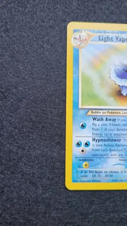 Light Vaporeon 52/105 Neo Destiny Regular Pokemon Card - Image 3