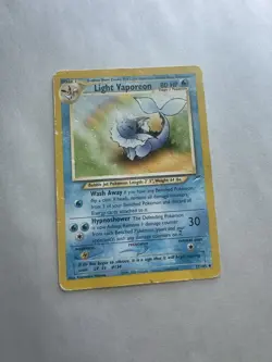 Light Vaporeon 52/105 Neo Destiny Regular Pokemon Card - Image 1