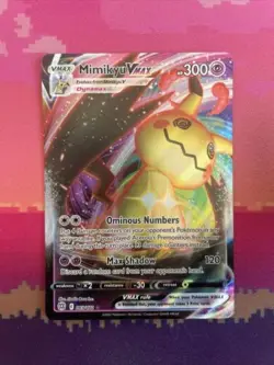 Pokemon Card Mimikyu VMAX 069/172 Ultra Rare Brilliant Stars Near Mint - Image 1