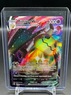 Pokemon Card Mimikyu VMAX 069/172 Ultra Rare Brilliant Stars Near Mint - Image 1