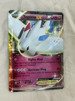 Pokemon Togekiss EX 83/122 XY Breakpoint Holo Card 2016 - Image 2