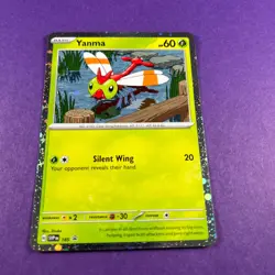 Yanma Cosmo Holo SVP 185 Black Star Promo Pokemon Trading Card TCG - Image 1