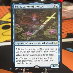 Emry, Lurker of the Loch [Edge of Eternities Commander] Magic MTG - Image 1