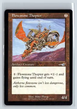 FLOWSTONE THOPTER - MTG Magic the Gathering Card - Nemesis - Uncommon - Image 1