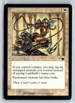 LASHKNIFE - MTG Magic the Gathering Card - Nemesis - Common - Image 1