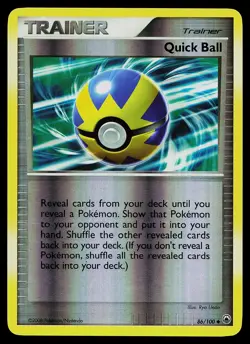 Pokemon Card - Quick Ball Majestic Dawn 86/100 Reverse Holo - Image 1