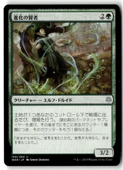MTG Evolution Sage - War of the Sparks Lightly Played Japanese - Image 1