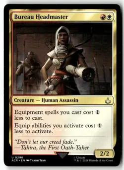 MTG Bureau Headmaster - Universes Beyond: Assassins Creed Lightly Played English - Image 1