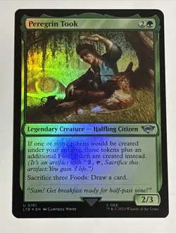 MTG Lord of the Rings Peregrin Took Foil 0181 NM - Image 1