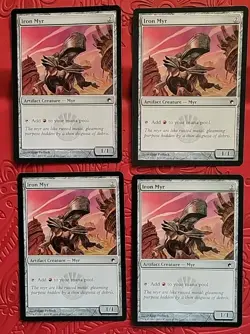 MTG Iron Myr x4 NM ~Scars of Mirrodin (Magic the Gathering)*Free Shipping* - Image 1