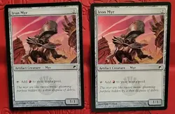 MTG Iron Myr x4 NM ~Scars of Mirrodin (Magic the Gathering)*Free Shipping* - Image 3