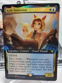 MTG I Krile Baldesion I Final Fantasy I FIC 0176 Rare I Borderless I FOIL NM ENG - Image 1