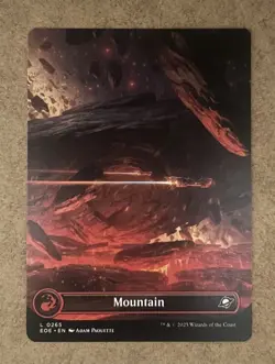 Mountain 265 Full Art Land Edge of Eternities EOE - NM MTG - Image 1
