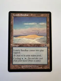 Lonely Sandbar - MTG Onslaught - NM - Image 1