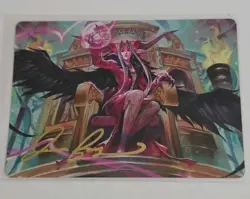 Mtg - Sorceress's Schemes Art Card (Gold-Stamped Signature) - Art Series: FINAL - Image 1