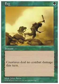 Fog - Medium Play MTG 5th Edition - Image 1