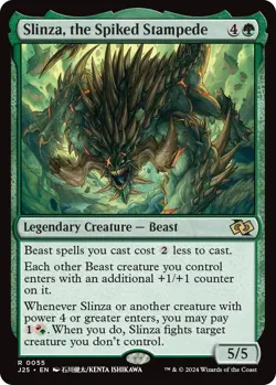 Slinza, the Spiked Stampede (Anime) - 55 / English / Near Mint MTG - Image 1