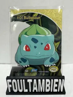 2000 Topps Pokemon TV Animation Series 2 #PC2 Bulbasaur Clear Card - Image 2