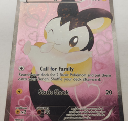 Pokemon TCG Trading Card Game Emolga RC23/RC25 Foil Heavily Played HP x1 - Image 3