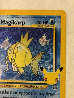 Pokemon Card Shining Magikarp Celebrations Classic Collection 66/64 Holo Rare - Image 5