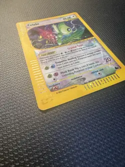Pokemon Crystal Celebi 145/144 Skyridge Holo Rare Card - Image 5