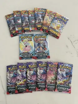 7 Pokemon Trading Card Game Packs (4)silver Tempest &(3) Scarlet& Violet SEALED - Image 1