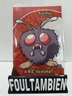 Topps Pokemon TV Animation Edition Venonat Clear Card - Image 1