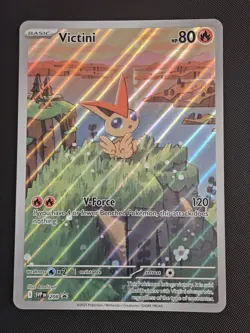 Victini 208 JUMBO CARD Black Star Promo Black Bolt & White Flare Pokemon NM x1 - Image 3