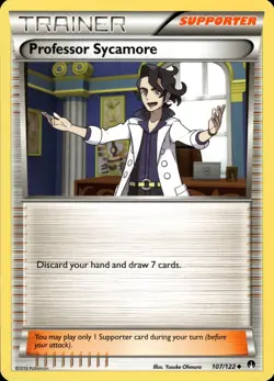 Professor Sycamore 107/122 | XY - BREAKpoint | Pokemon TCG | English | Uncommon - Image 2