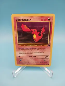 Pokemon Charmander LP 50/82 Team Rocket Regular - Image 1