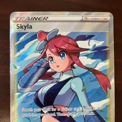 Pokemon Card - Skyla Shining Fates 072/072 Full Art Mint+ - Image 3