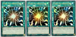 3 x DUDE-EN040 Super Polymerization - Ultra Rare 1st Ed Near Mint YuGiOh Card - Image 1