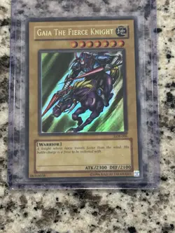 Yugioh Gaia The Fierce Knight LOB-006 The Legend of Blue Eyes White Dragon Holo - Image 2