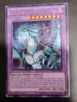 Yugioh Card TCG Amulet Dragon DRL3-EN043 Dragons of Legend Unleashed 1st Edition - Image 1