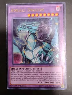 Yugioh Card TCG Amulet Dragon DRL3-EN043 Dragons of Legend Unleashed 1st Edition - Image 2