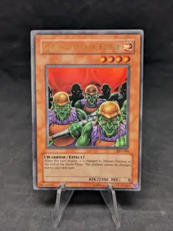 Goblin Attack Force PSV-094- Yugioh TCG- Ultra Rare Misprint Attribute - DMG - B - Image 1