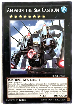 YuGiOh! - Aegaion the Sea Castrum - BOSH-EN055 - 1st Edition - Common - Image 1
